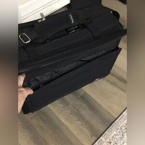 Nextech Leather Business Case With Laptop Sleeve NWOT